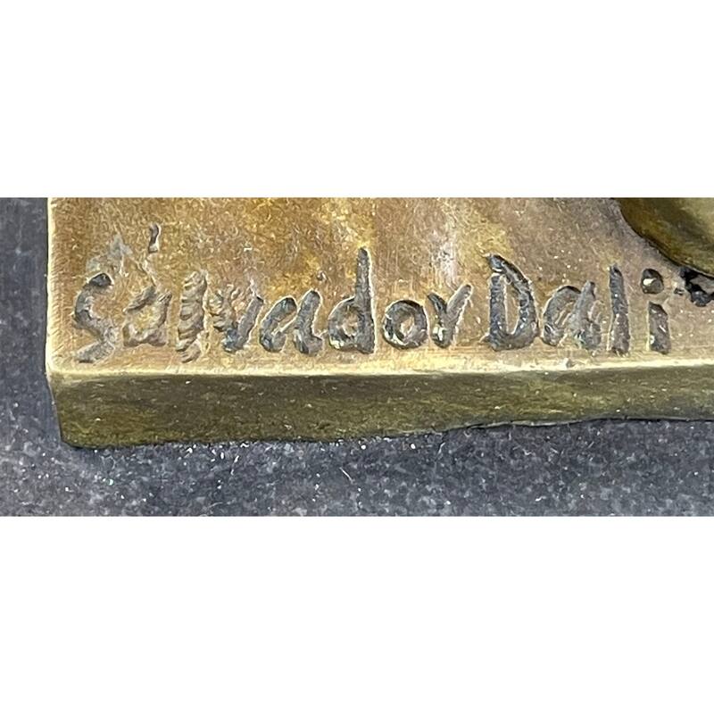 Tribute To Dali Heavenly Abstract Modern Art Angel Bronze Figurine Sculpture Art