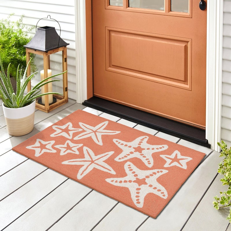 Liora Manne Capri Starfish Indoor/Outdoor Rug