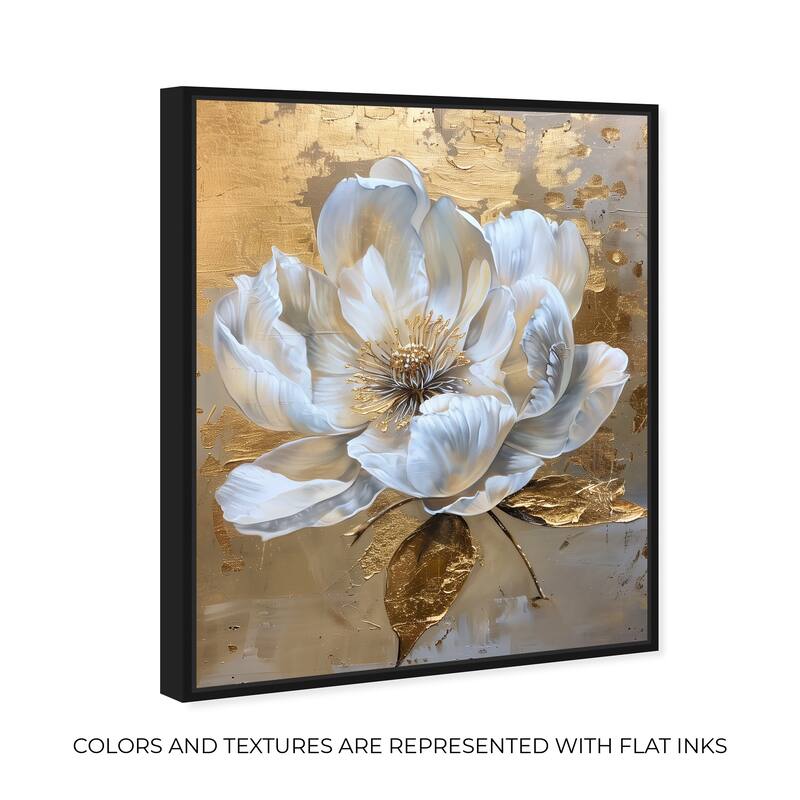 Athenas Flower Canvas Glamorous Feminine Wall Art by Art Remedy