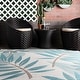 preview thumbnail 7 of 27, Nuloom Modern Floral Outdoor/ Indoor Porch Area Rug