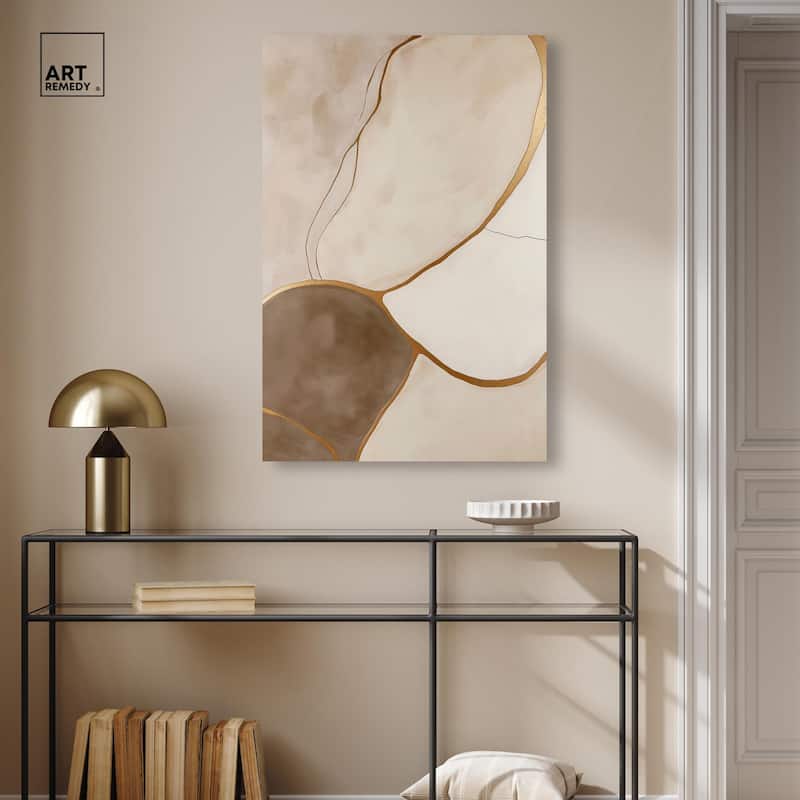 Taupe Terrain I Canvas by Art Remedy, Gallery Wrapped