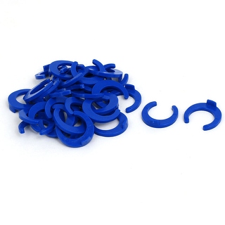 50 Stück 1/4 Zoll Sicherungsclips Blau - Für Umkehrosmose Filteranlagen