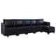 Option 6 Piece Modular Sectional,Black