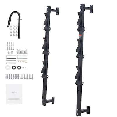 Trimmer Rack Wall-mounted or Mount on Enclosed Trailer Landscape Weed Eater, Pair - 3-inch