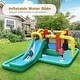 preview thumbnail 17 of 18, Slide Water Park Climbing Bouncer Pendulum Chunnel Game without Air-blower - Multi - 185" x 145.5" x 75" (L x W x H)