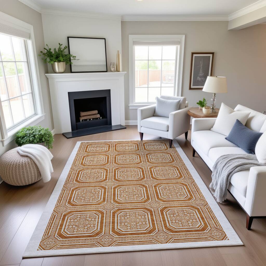 Premium Washable Super Soft Classic Panel Mayfield Rug