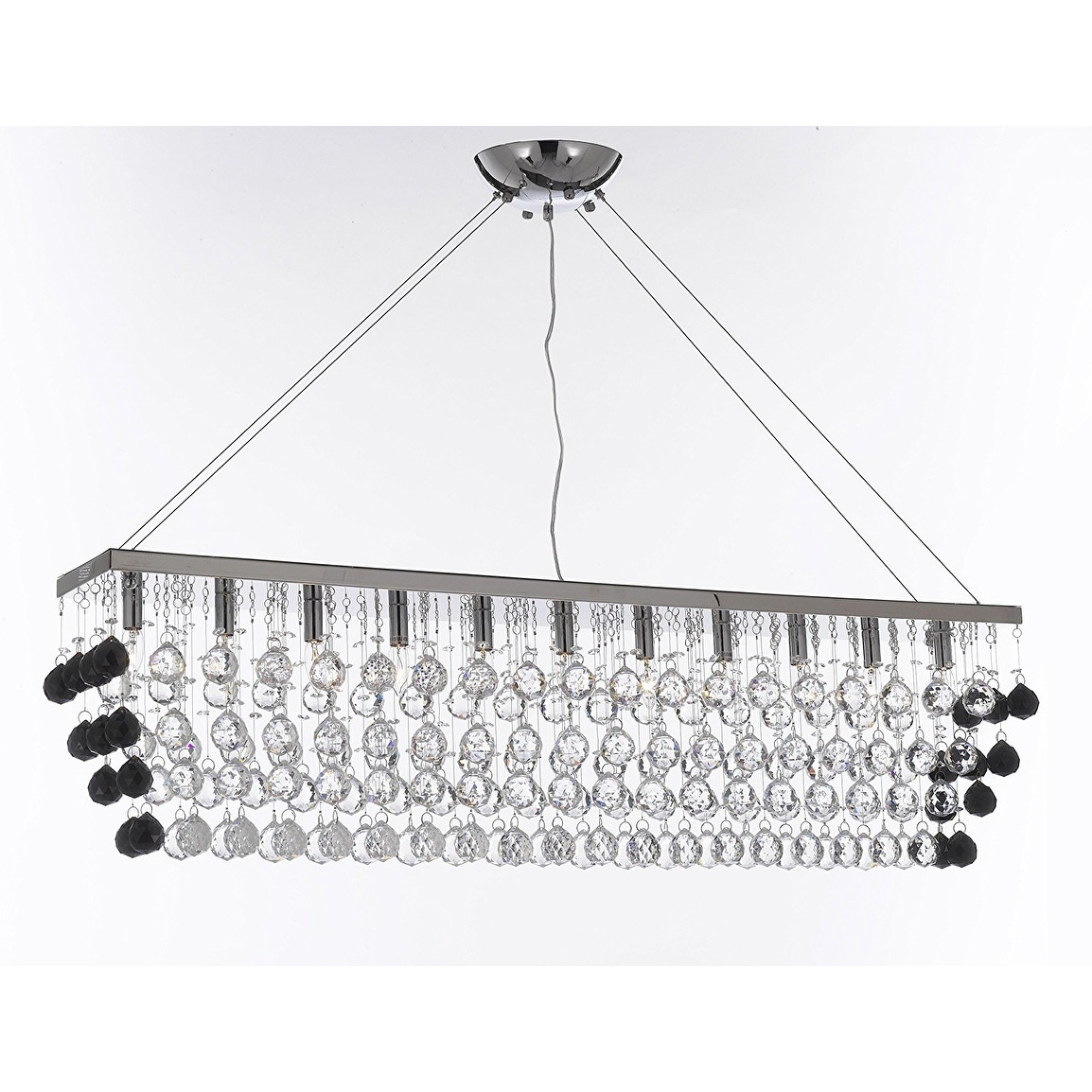 Modern Crystal RainDrop 11 Light Chandelier - Chandeliers For Bedrooms by Overstock.com
