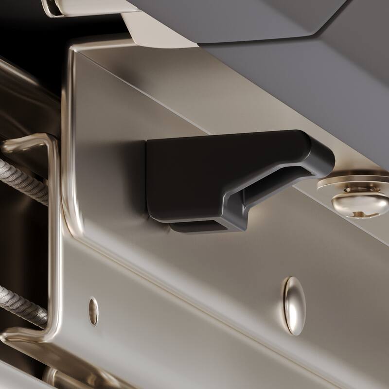 Durable Table and Chair Set for Home Office, Extendable Dining Table with Metal Legs, Upholstered Dining Chairs