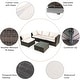 preview thumbnail 29 of 61, Costway 5PCS Patio Rattan Furniture Set Cushioned Sofa & Chair Coffee