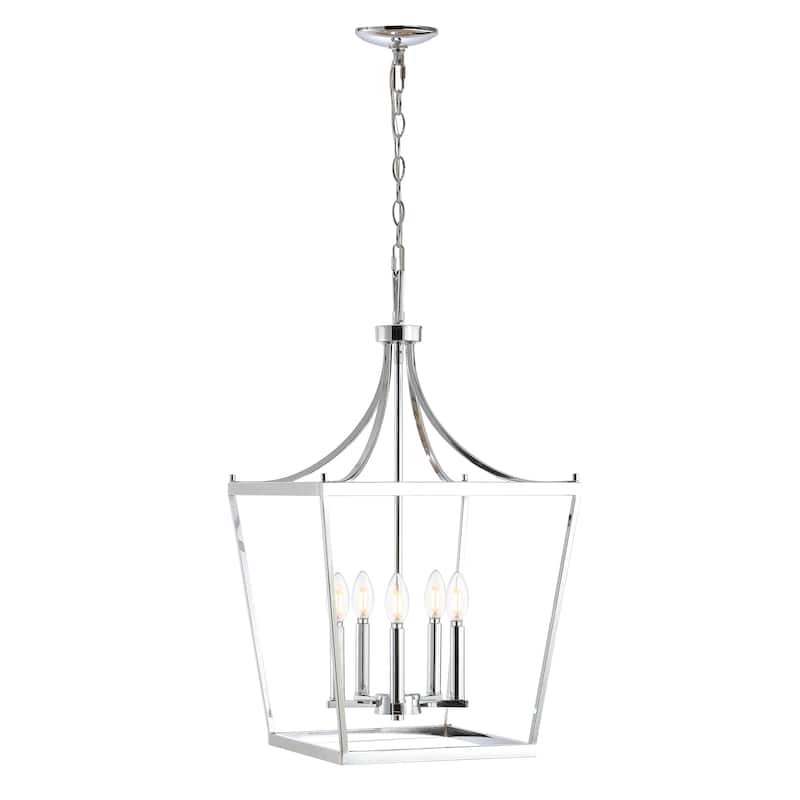 SAFAVIEH Lighting Coriena 5-light Pendant - 16"x16"x32-104" - 16Wx16Dx104H