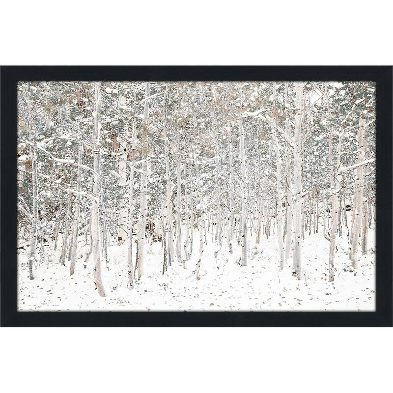 "White Snow Wonderland (Horizontal)" Print on Acrylic