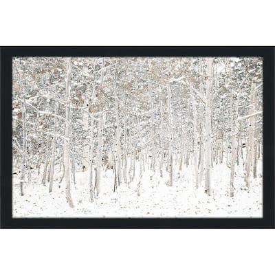 "White Snow Wonderland (Horizontal)" Print on Acrylic