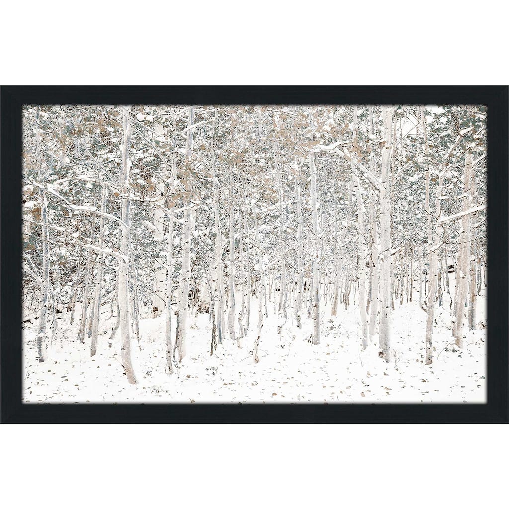 "White Snow Wonderland (Horizontal)" Print on Acrylic