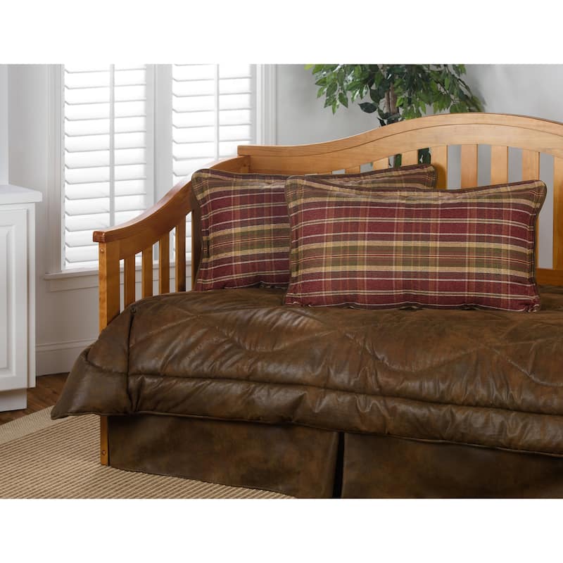 Gatlinburg faux leather daybed set