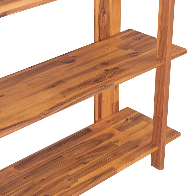 Christopher Knight Home - Ellie 4-Tier 70"H Acacia Wood Open Bookcase