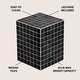 preview thumbnail 3 of 56, Callista Modern Ceramic Tiled Cube Side Table, Square Mosaic Pedestal Accent End Table for Living Room Bedroom - 14 X 14 X 18