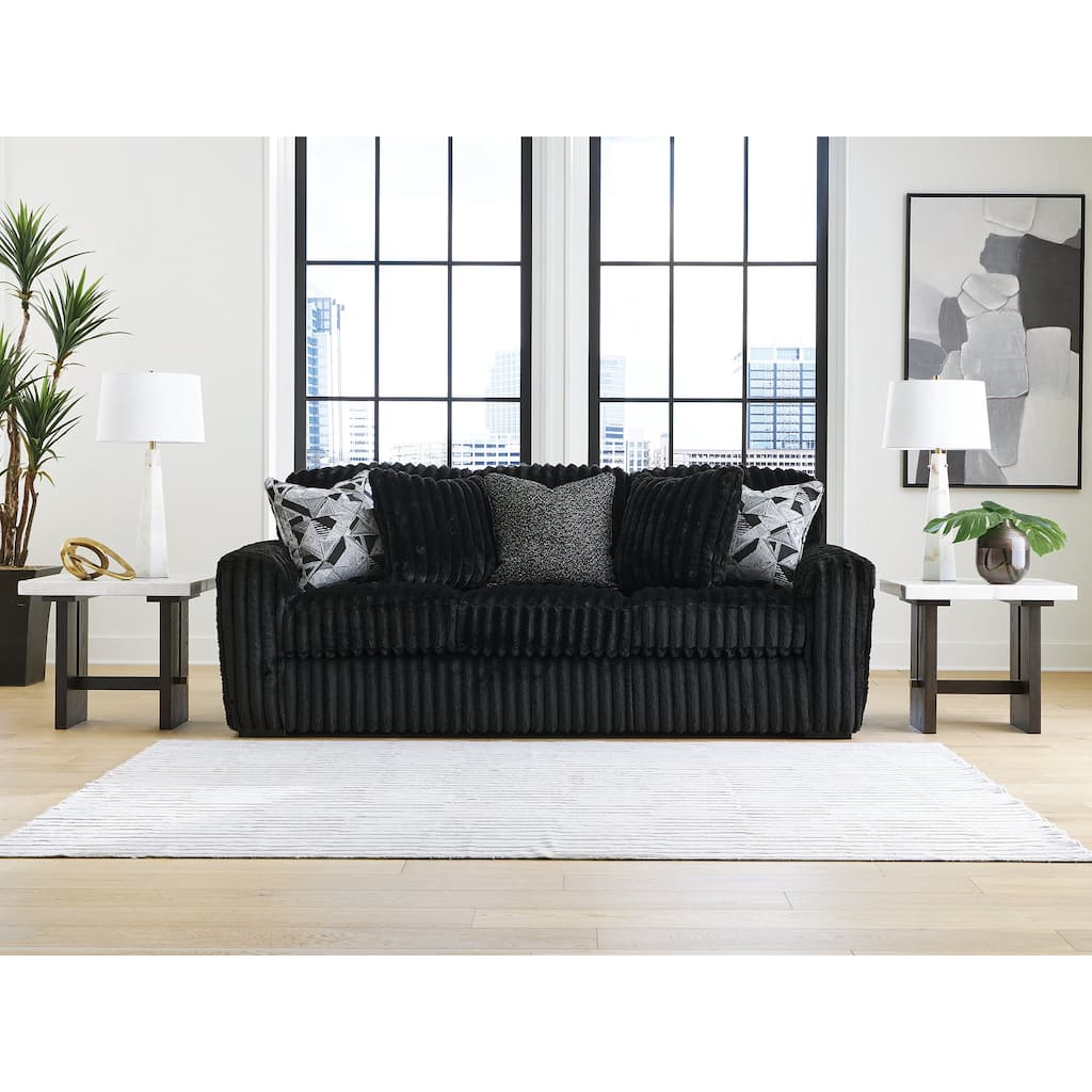 Signature Design by Ashley Midnight-Madness Sofa - 98"W x 41"D x 40"H
