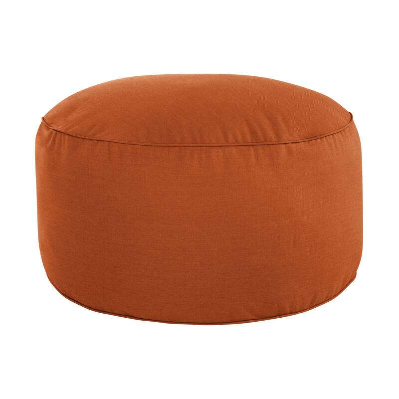 Sorra Home Sunbrella Large Round Bean Pouf