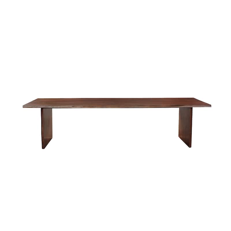 Cedar Live Edge Solid Wood Dining Table