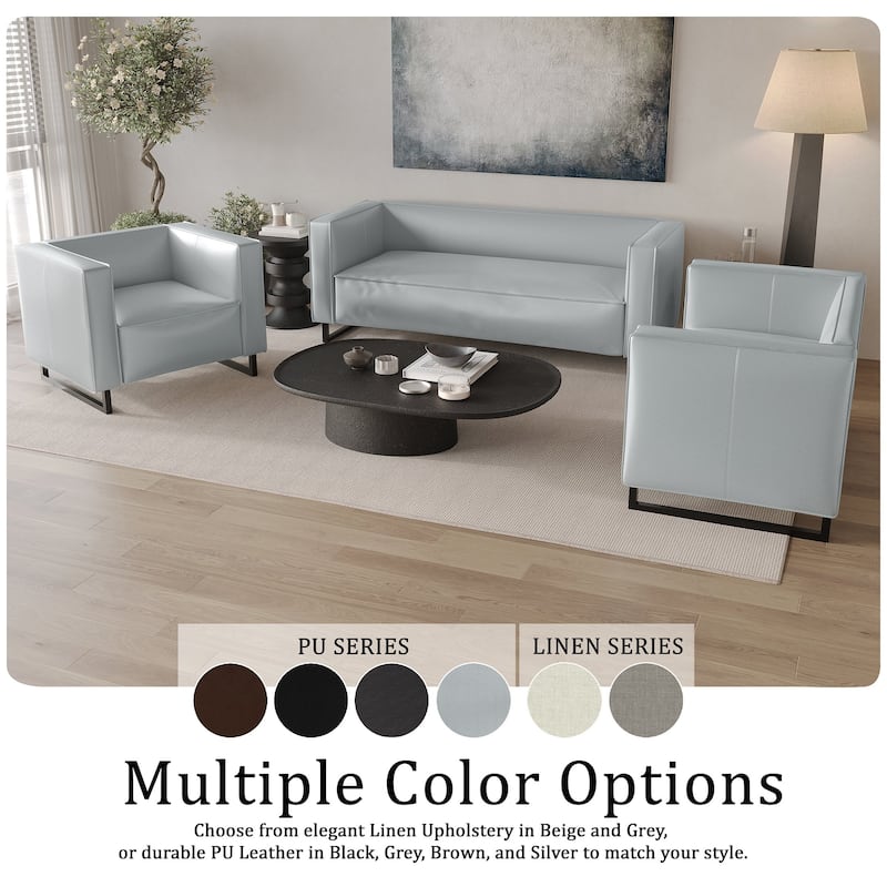 CraftPorch Mid Century Modern Upholstered Sofa
