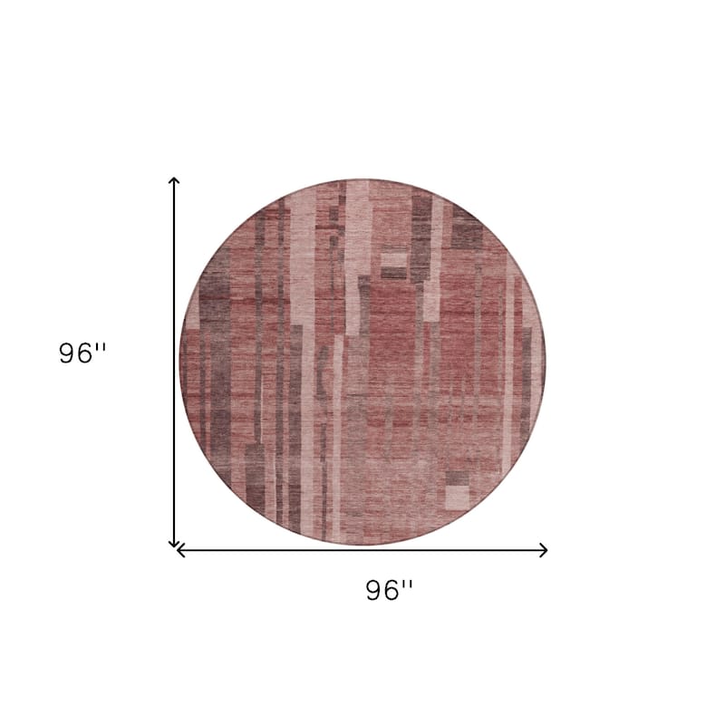HomeRoots Striped Transitional Rectangle Outdoor Rug