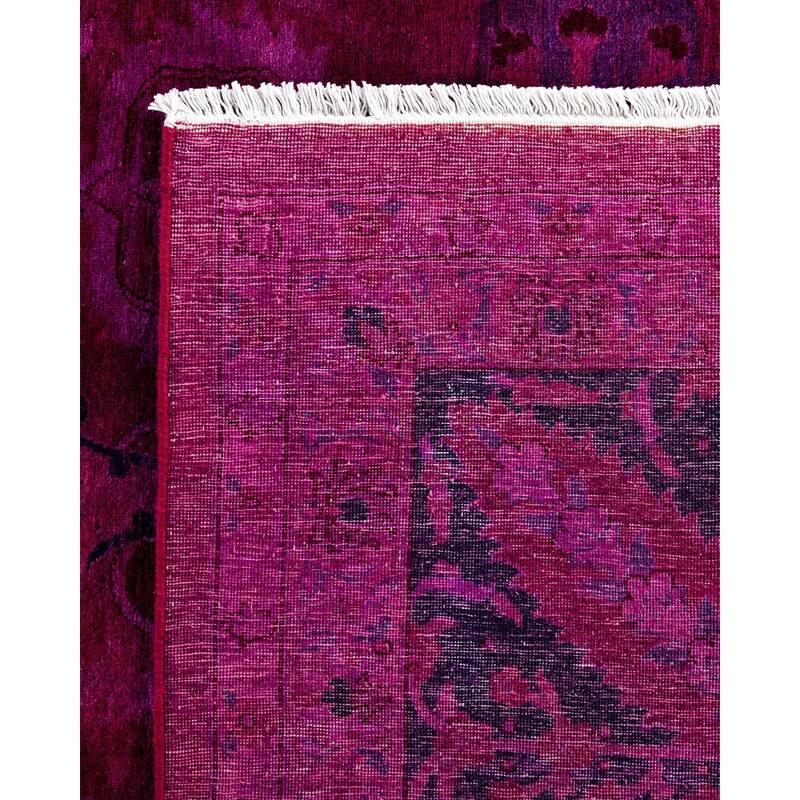Contemporary Overdyed Wool Hand Knotted Area Rug - 10' 0" x 13' 10"
