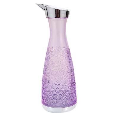 1200ml/40.6 Oz Acrylic Water Carafes with Lid, Juice Pitcher Water Jug