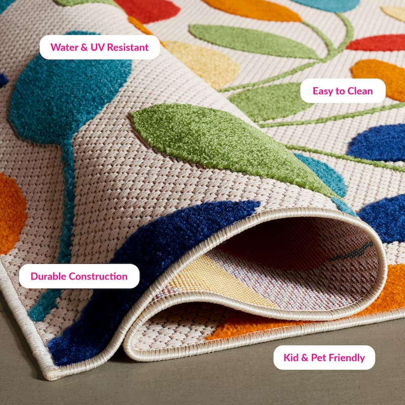 SAFAVIEH Cabana Lilias Indoor/ Outdoor Waterproof Patio Rug