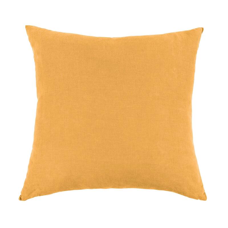 French Linen Pillow with Removable Sham by BOKSER HOME