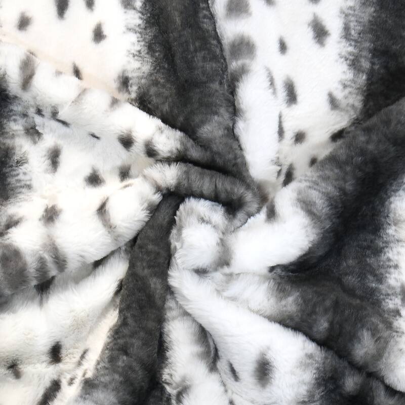 Citraka Brown FauxFur Reversible Sherpa Throw