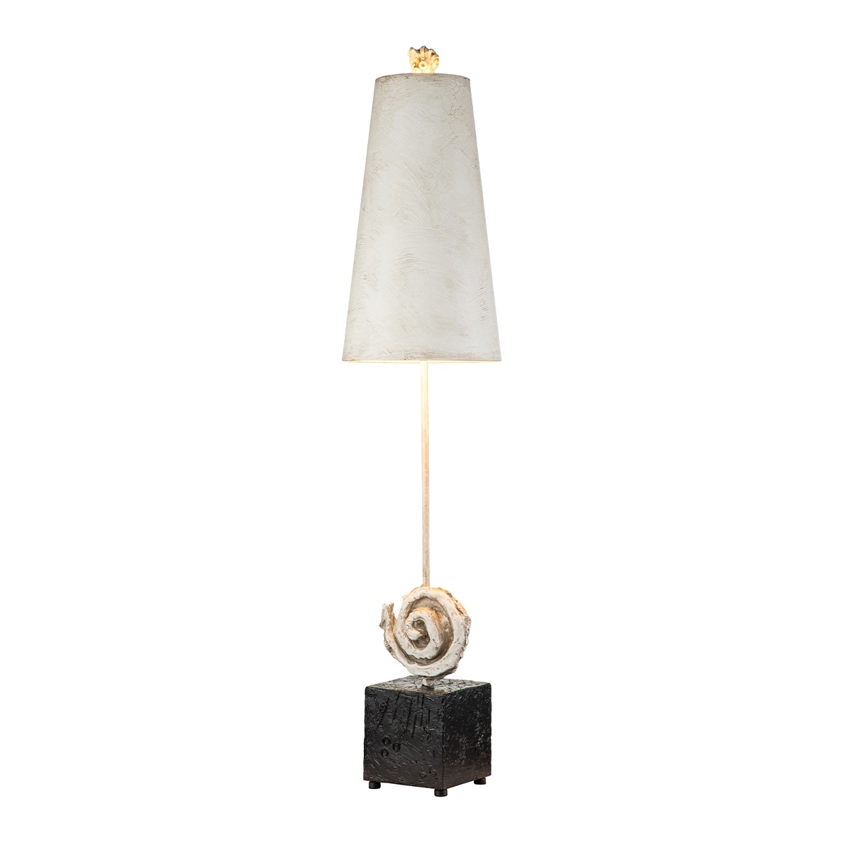 Swirl Table Lamp - Gold - 8.5 x 8.5 x 39