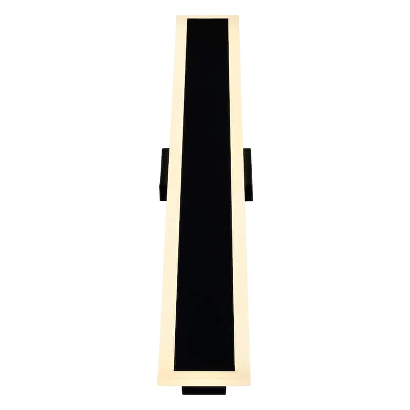Malibu LED Integrated Black Outdoor Wall Light