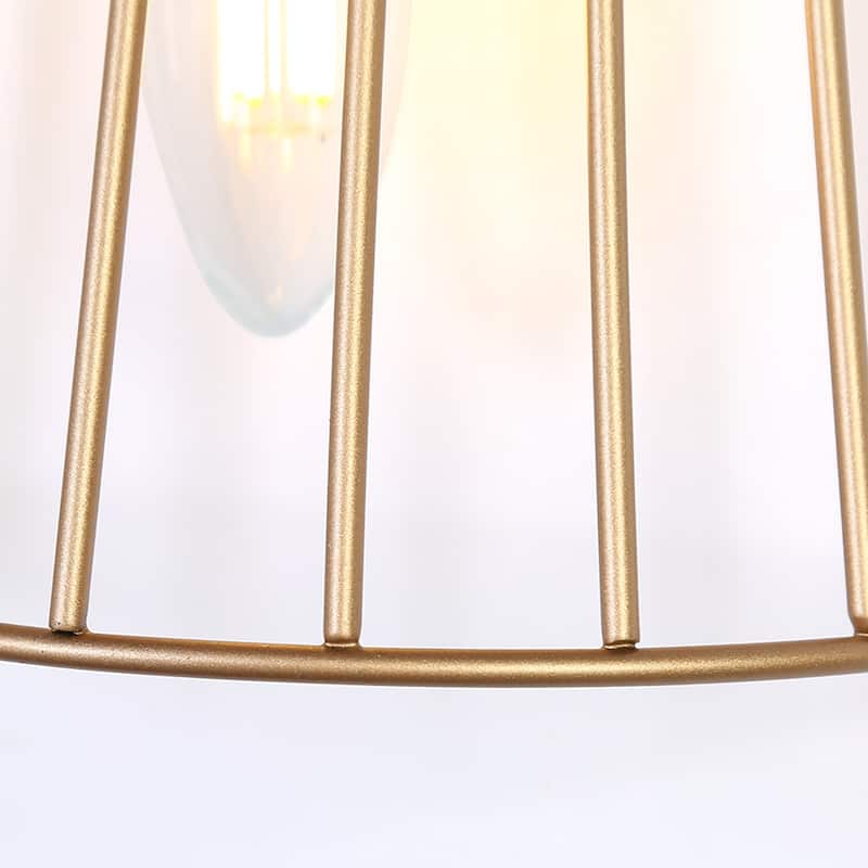 Modern Farmhouse Metal Lantern Flush Mount Hallway Wall Sconce - W7.9 " x H13.4"