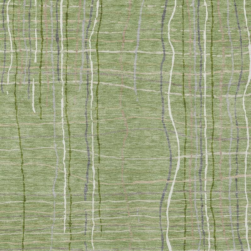 HomeRoots Striped Transitional Rectangle Outdoor Rug