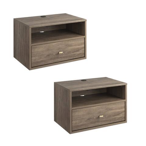 Prepac Hanging Nightstands - Set of 2