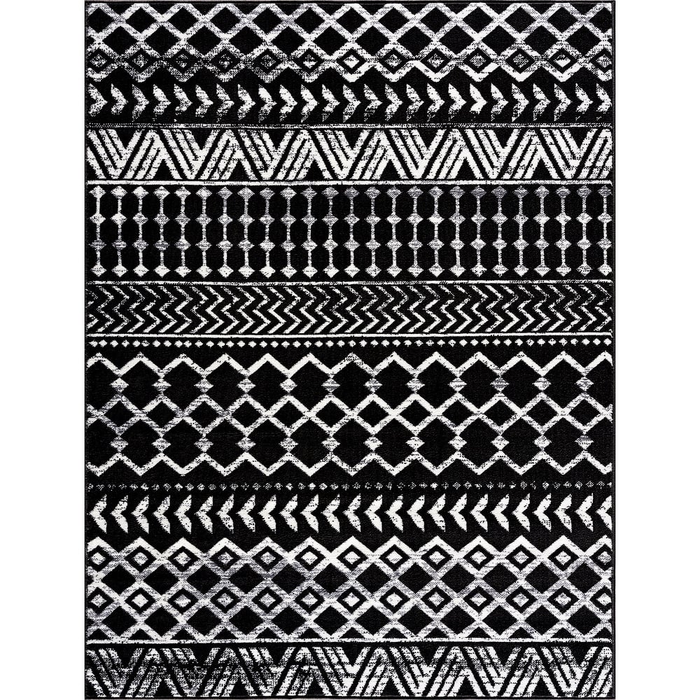 Beverly Rug Diamond Moroccan Bohemian Trellis Indoor Area Rug