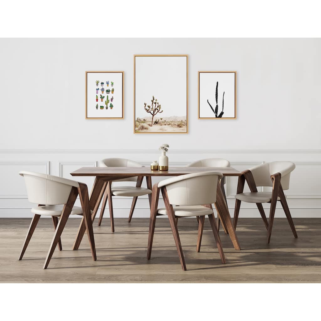 Kate and Laurel Sylvie Josuha Tree Canvas Art Set by Various Artists