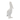 White Ceramic Pelican Statue Contemporary Coastal Distressed White Decorative Pelican Sculpture for Home or Office
