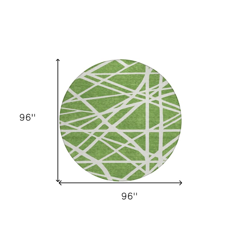HomeRoots Geometric Transitional Rectangle Outdoor Rug