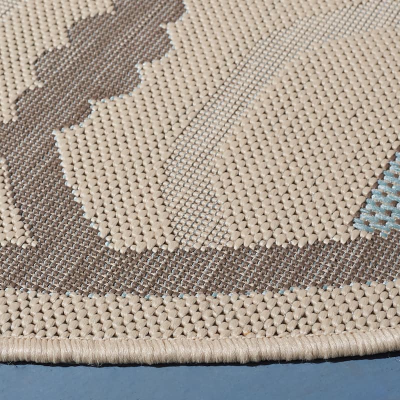 SAFAVIEH Courtyard Oyvor Indoor/ Outdoor Waterproof Patio Backyard Rug