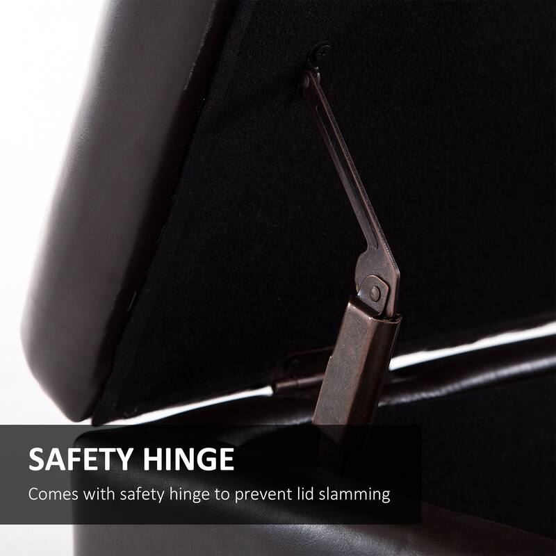 Leather Storage Bench End of Bed Bench for Bedroom, Rustic Dining Bench Brown Vanity Bench Indoor Bench