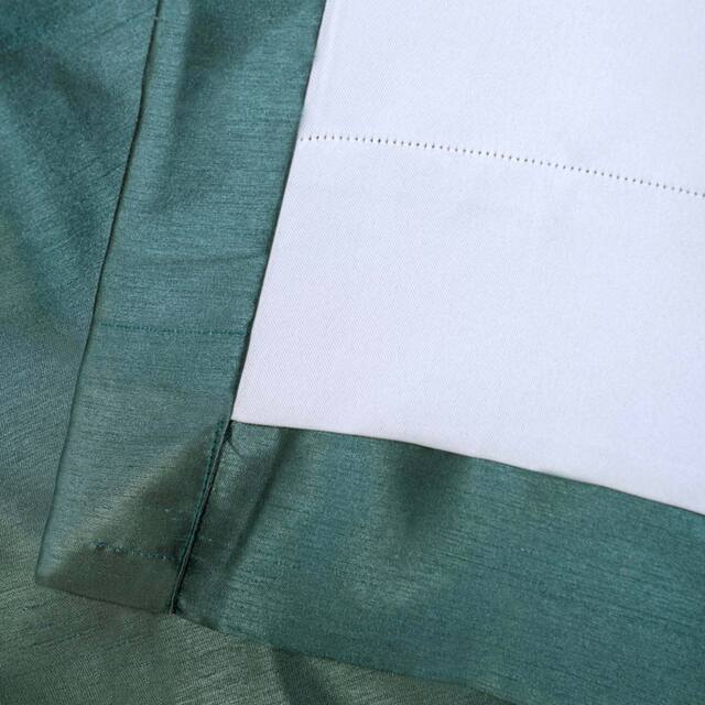 Exclusive Fabrics Solid Faux Dupioni Pleated Blackout Curtain Panel