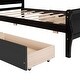 preview thumbnail 25 of 54, Twin Size Wood Platform Bed with 4 Drawers Storage Bed for Kids, Teens