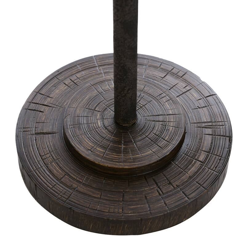 StyleCraft Black Metal Floor Lamp - Black Metal Shade