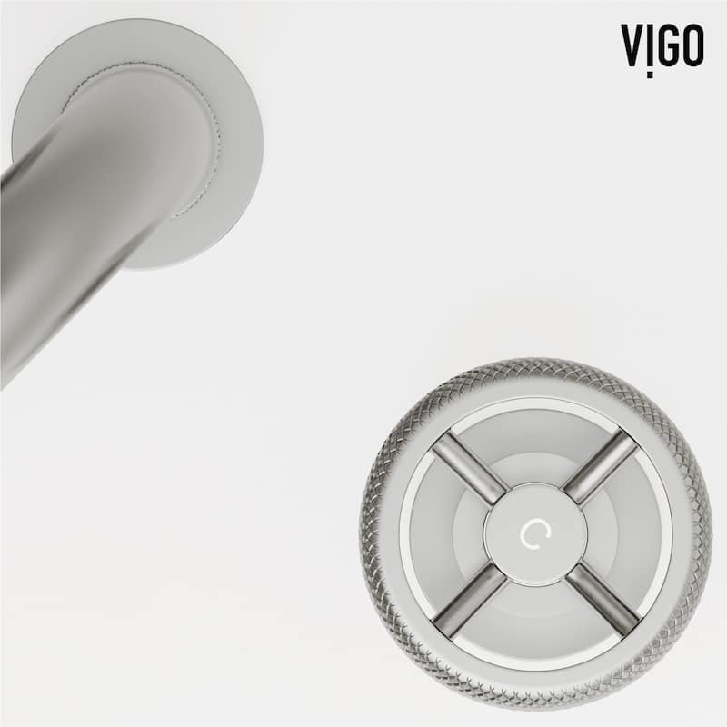 Vigo VG01306 Wythe 1.2 GPM 8" H Double Handle Widespread Bathroom