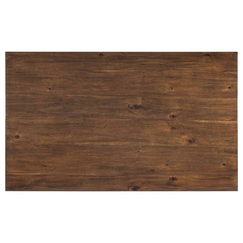 Classic 6-Piece Wooden Dining Table Set with 4 Chairs & Bench