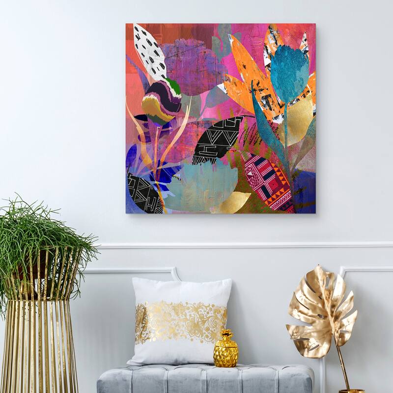 Flower Power by Synthia SAINT JAMES Canvas Art Print