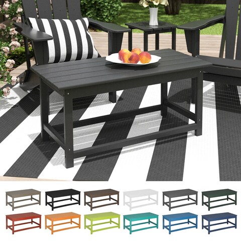 Laguna 36-inch Poly Eco-Friendly All Weather Coffee Table
