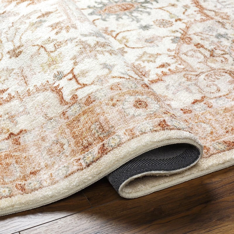 Livabliss Edouart Vintage Medallion Printed Area Rug