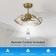 preview thumbnail 25 of 26, Auri™ 22 inch Ceiling Fan with Remote Control and Dimmable Lights